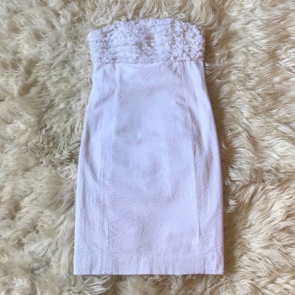 Lilly Pulitzer White Franco Seersucker Dress - Picture 2 of 8